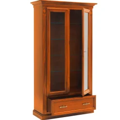 Wohnen Vitrinenschrank in Kirschbaumfarben - Manukau