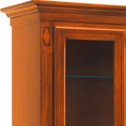 Wohnen Vitrinenschrank in Kirschbaumfarben - Manukau