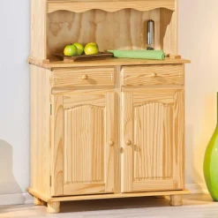 Wohnen Esszimmer-Vitrinen|Esszimmerschränke*Vitrinenschrank Nabrosia im Landhausstil