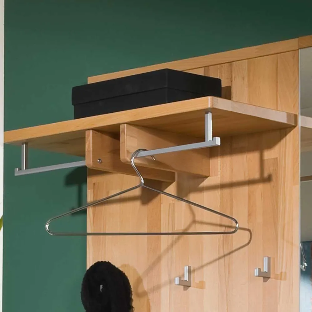 Wohnen Wand Flurgarderobe Wislama aus Kernbuche Massivholz
