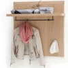 Wohnen Garderoben|Garderoben*Wand Hängegarderobe in Eiche Bianco - Arkadiuz