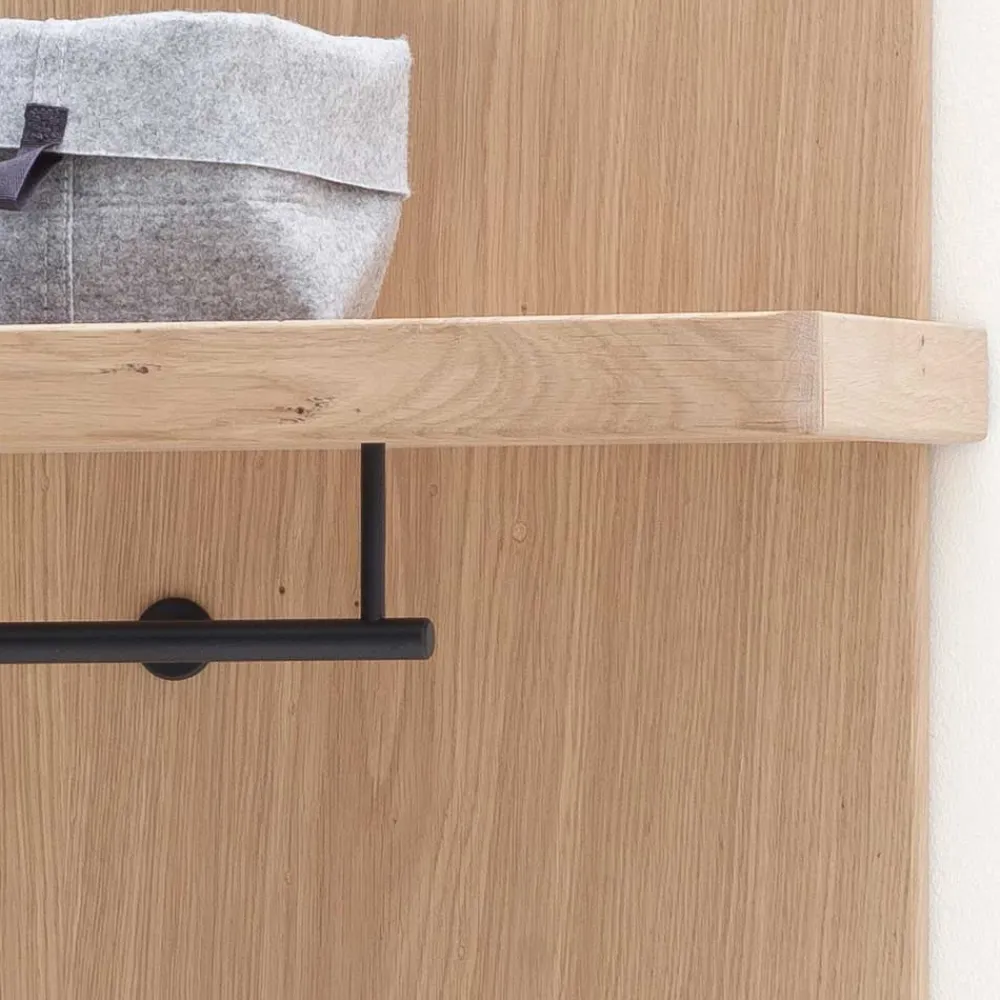 Wohnen Garderoben|Garderoben*Wand Hängegarderobe in Eiche Bianco - Arkadiuz