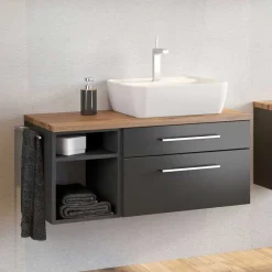 Wohnen Wand Waschbecken Unterschrank 90x41 cm - Estregos