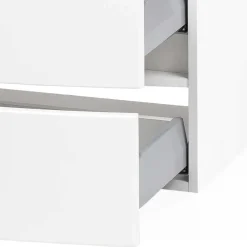 Wohnen Waschtisch|Waschbeckenunterschränke*Wand Waschtisch in Weiß - Mesciria