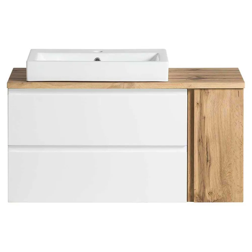 Wohnen Waschtisch|Waschbeckenunterschränke*Wand Waschtisch mit 105 cm Breite - Eight