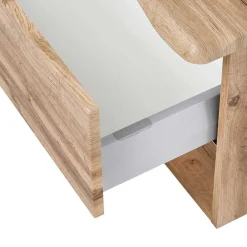 Wohnen Waschtisch|Waschbeckenunterschränke*Wand Waschtisch mit zwei Aufsatz-Waschbecken - Tofias