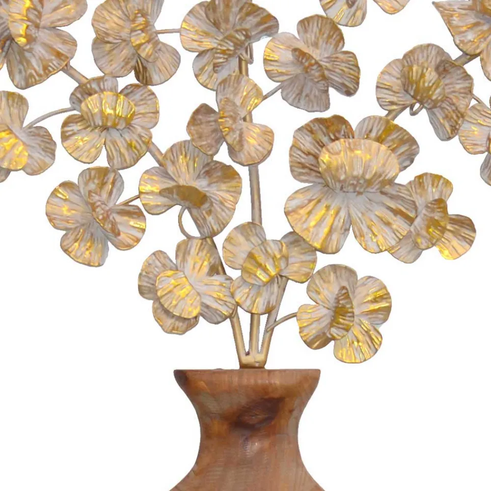 Wohnen Wandbilder*Wandbild Relief Vase mit Zweigen Cava aus Holz
