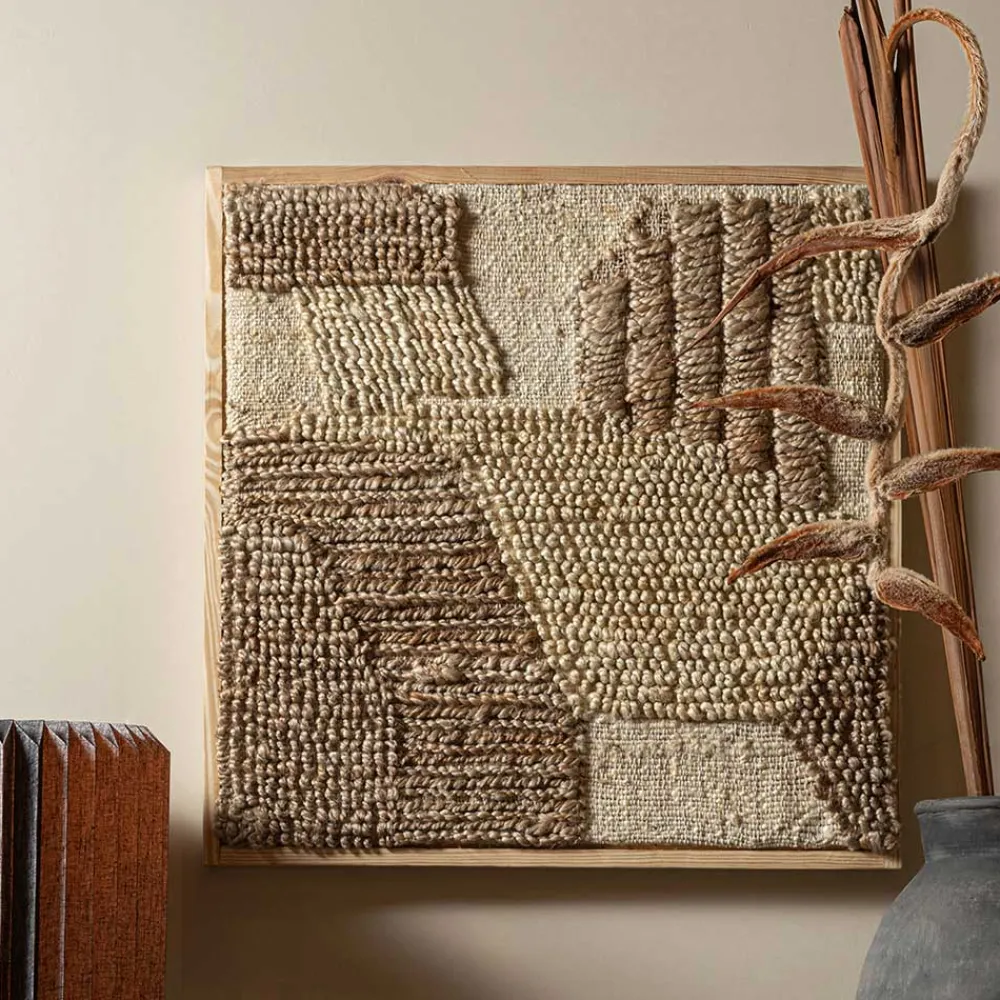 Wohnen Wandbilder aus Jute - Sekrar (2er Set)