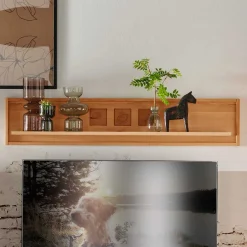 Wohnen Wandboard aus geöltem Kernbuche Massivholz - Sarosca