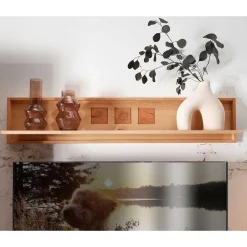 Wohnen Wandboard aus geöltem Kernbuche Massivholz - Sarosca