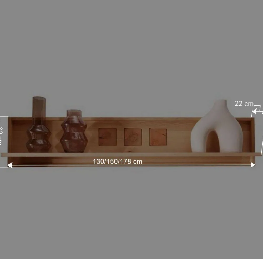 Wohnen Wandboard aus geöltem Kernbuche Massivholz - Sarosca