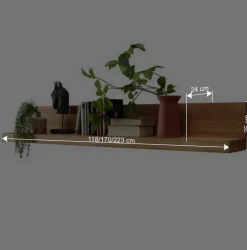 Wohnen Wandboard aus geöltem Wildeiche Massivholz - Loitons