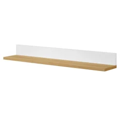 Wohnen Wandboard in Eiche Furnier & Weiß - Elastian