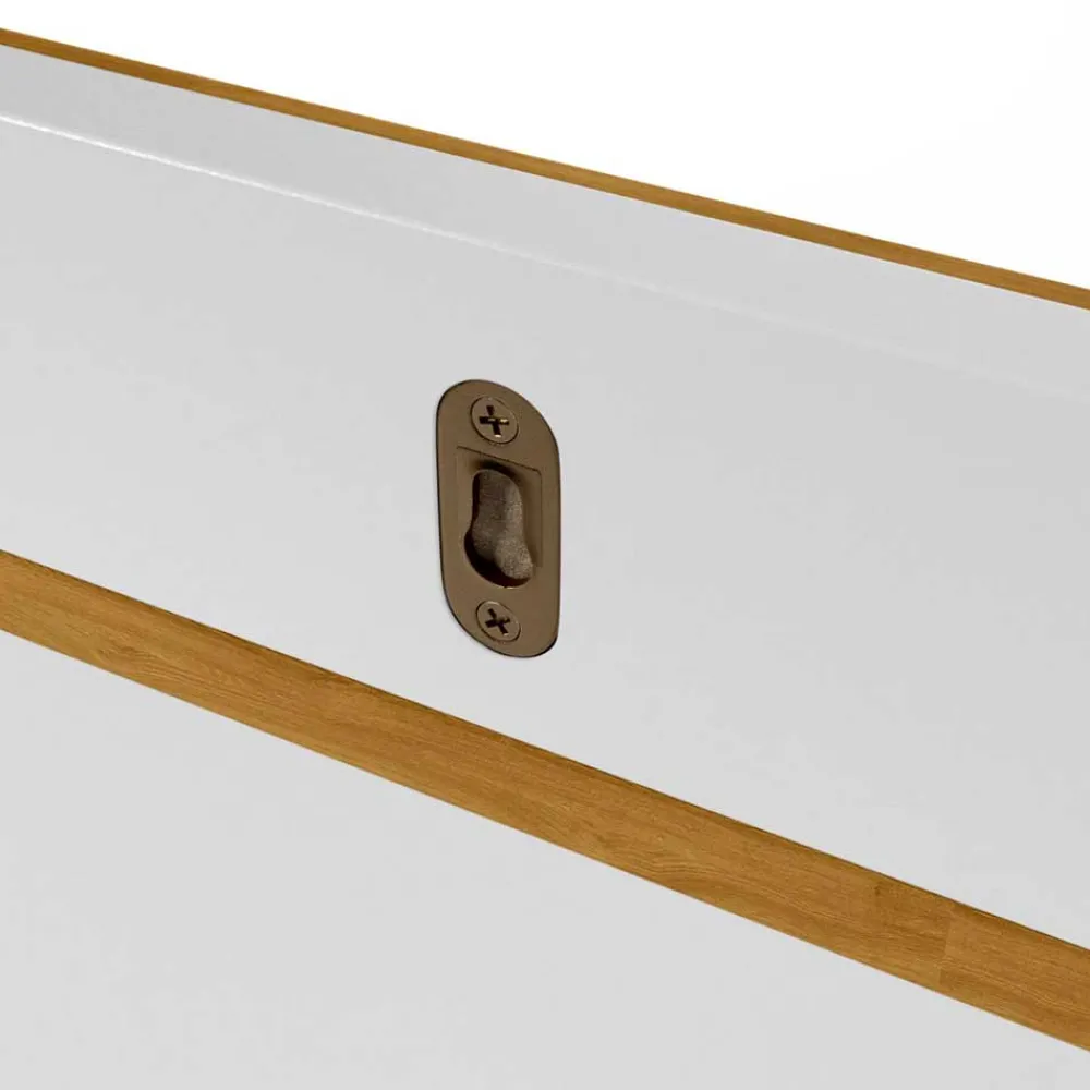 Wohnen Wandboard in Eiche Furnier & Weiß - Elastian