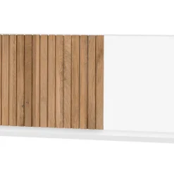 Wohnen Wandboard in Weiß mit Eiche Bianco - Miloris