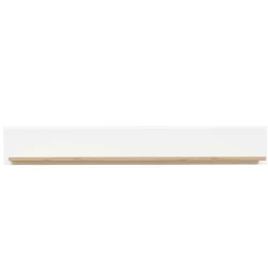 Wohnen Wohnzimmer-Regale|Esszimmerregale*Wandboard in Weiß und Wildeiche Optik - Niam