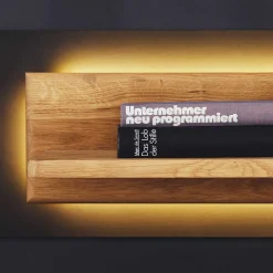 Wohnen Wandboard in Wildeiche & Anthrazit - Flacona