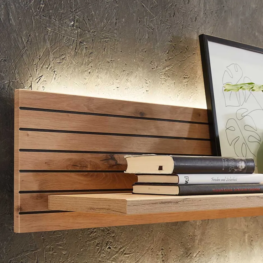 Wohnen Esszimmerregale|Regale*Wandboard in Wildeiche Holzdekor - Astaran