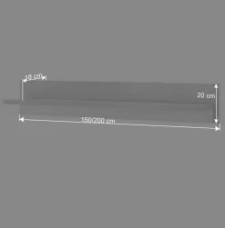 Wohnen Wandboard mit LED Beleuchtung - Tirol