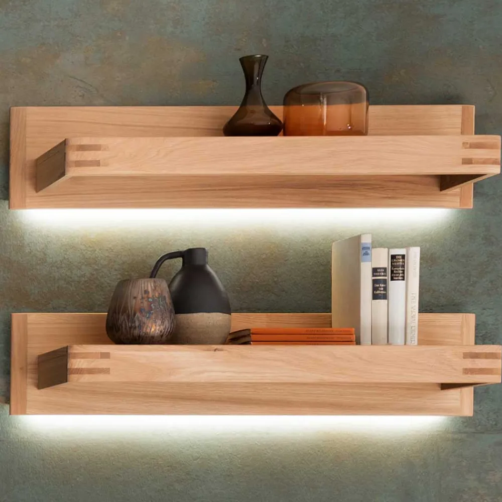 Wohnen Esszimmerregale|Regale*Wandboard Set 90 cm breit - Crupean (2er Set)