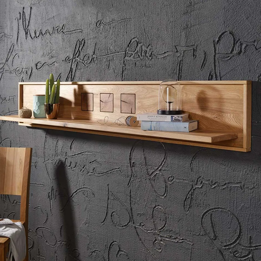 Wohnen Wohnzimmer-Regale|Esszimmerregale*Wandboard Troncon aus Wildeiche Echtholz