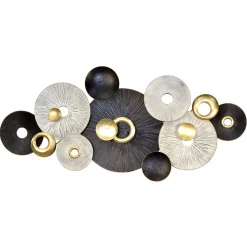 Wohnen Wanddekoration mit kreisförmigen Objekten - Skiatos