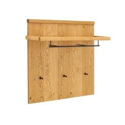 Wohnen Wandgarderobe aus Balkeneiche Massivholz - Robats