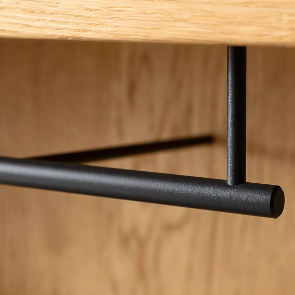 Wohnen Wandgarderobe aus Balkeneiche Massivholz - Robats