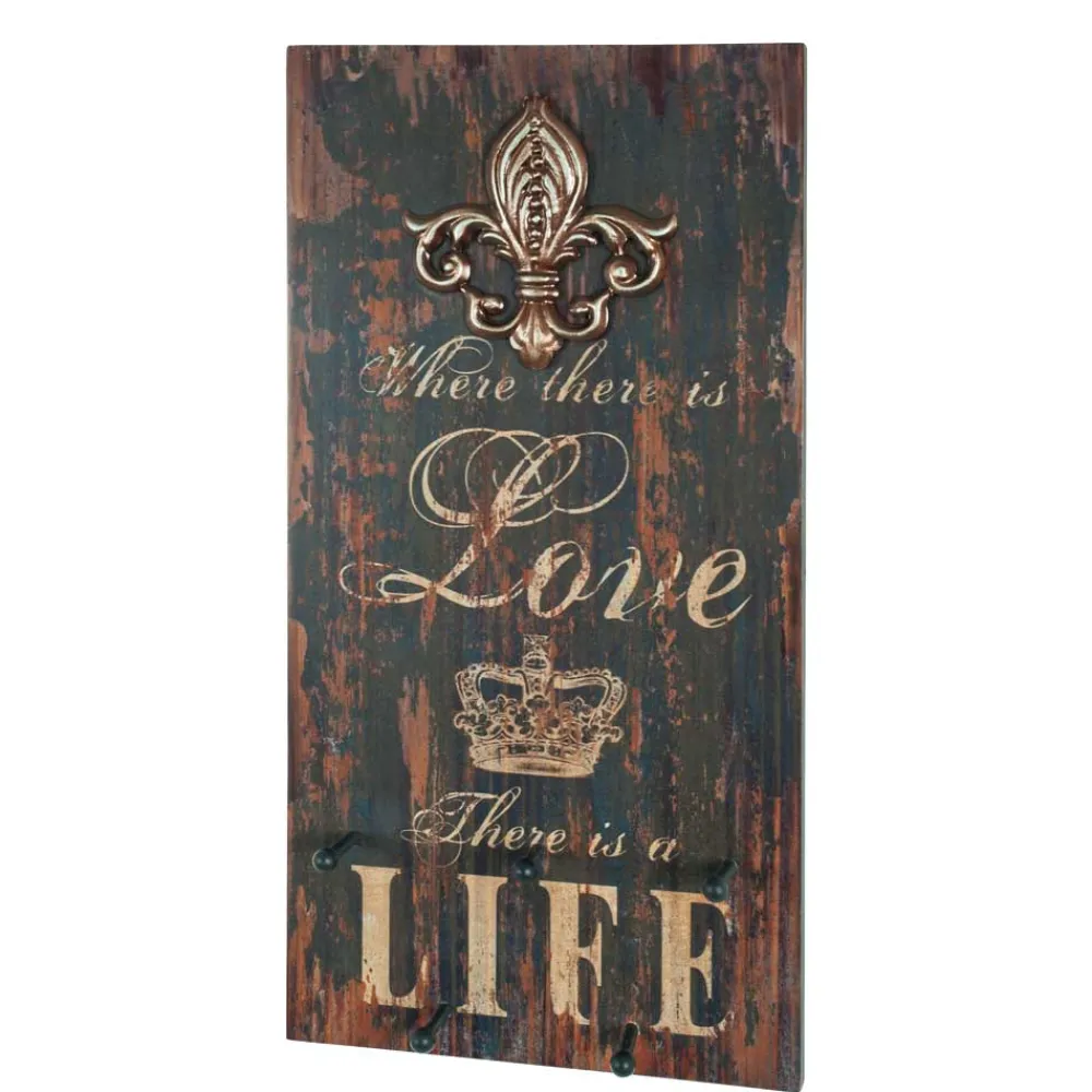 Wohnen Vintage Möbel*Wandgarderobe Dorisa im Vintage Look