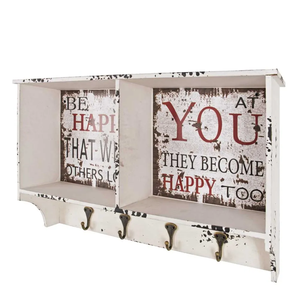 Wohnen Wandgarderobe Esther im Shabby Chic Look