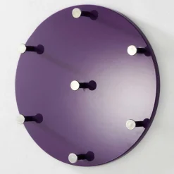 Wohnen Wandgarderobe Fiona in Brombeerfarben