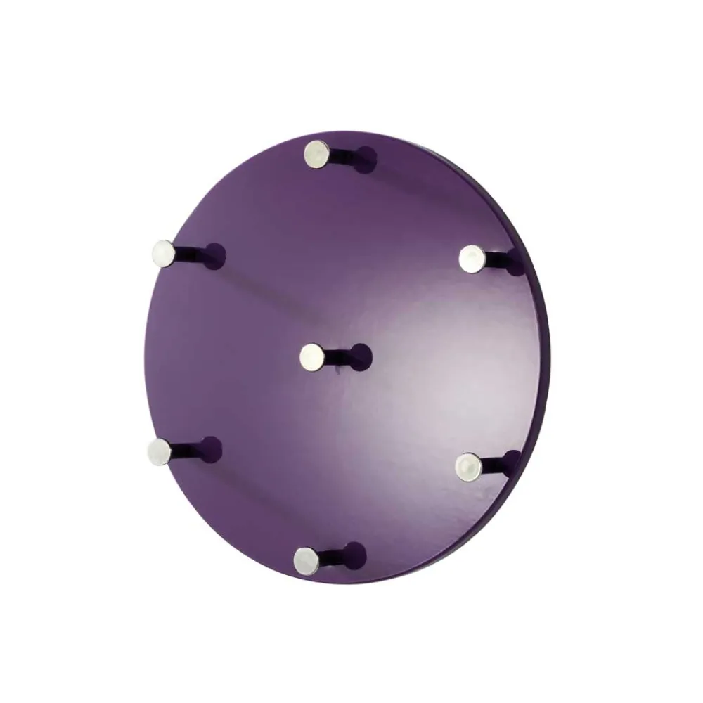 Wohnen Wandgarderobe Fiona in Brombeerfarben