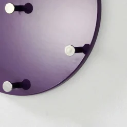 Wohnen Wandgarderobe Fiona in Brombeerfarben