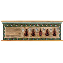 Wohnen Wandgarderobe handbemalt - Vareza