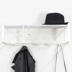 Wohnen Wandgarderobe in Weiß pulverbeschichtet - Torosma