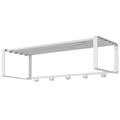 Wohnen Wandgarderobe in Weiß pulverbeschichtet - Torosma