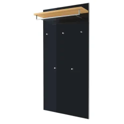 Wohnen Garderoben|Garderoben*Wandgarderobe Lalaika in Anthrazit Glas beschichtet