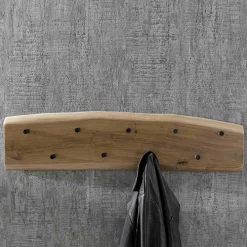 Wohnen Wandgarderobe mit neun Kleiderhaken - Varabera