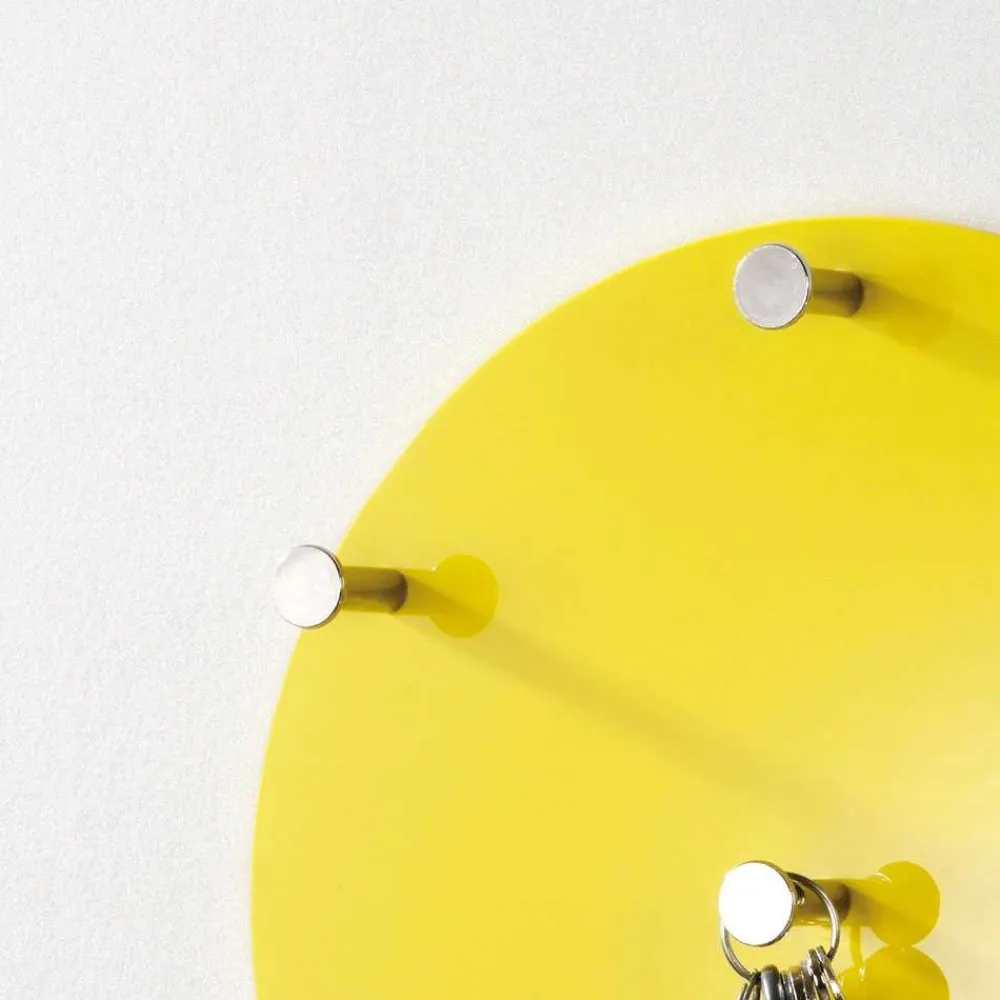 Wohnen Wandgarderobe Sanja in Gelb Hochglanz