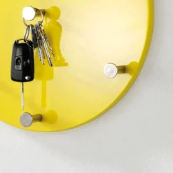 Wohnen Wandgarderobe Sanja in Gelb Hochglanz