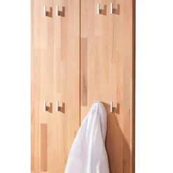 Wohnen Garderoben|Garderoben*Wandgarderoben Paneel Coestra aus Kernbuche Massivholz