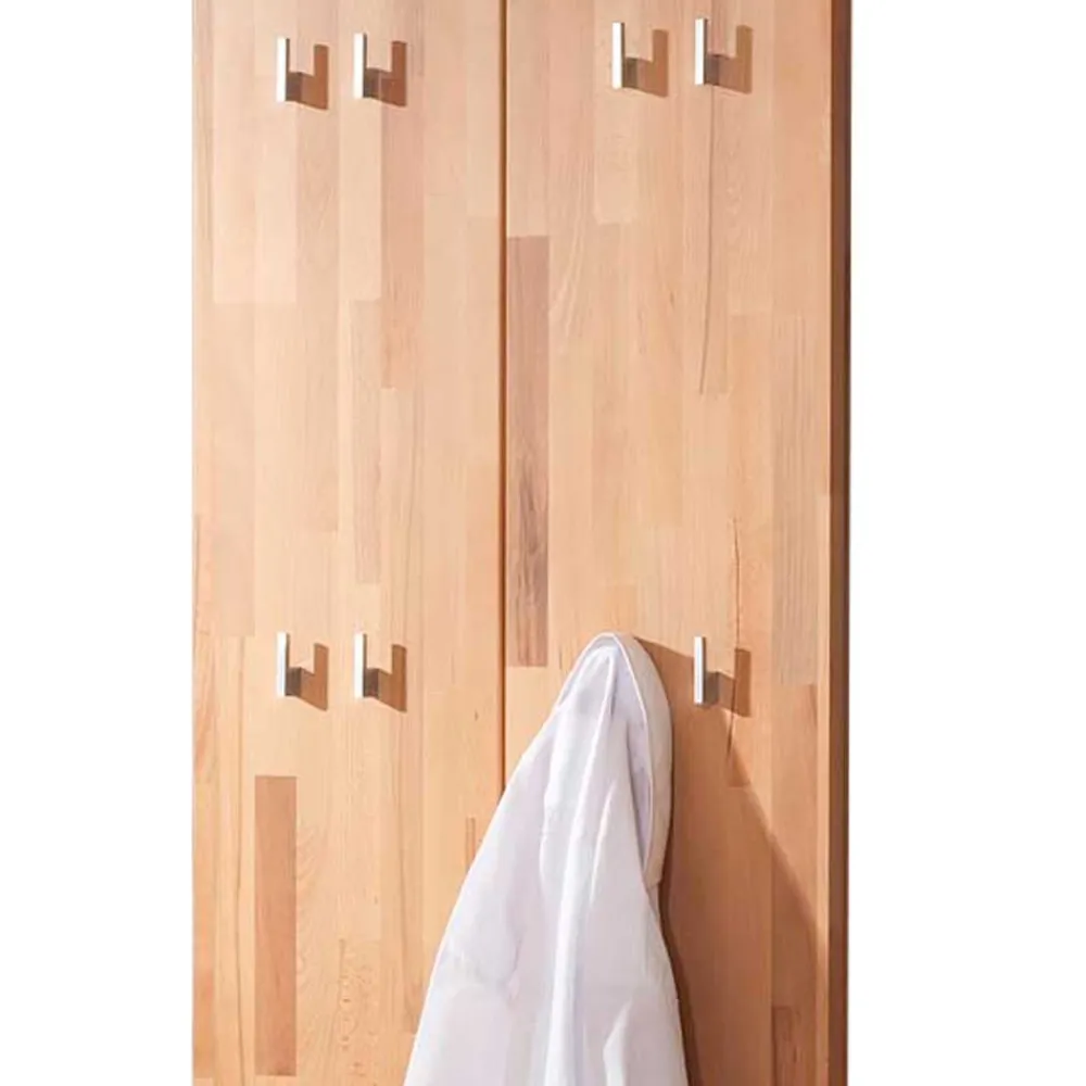 Wohnen Garderoben|Garderoben*Wandgarderoben Paneel Coestra aus Kernbuche Massivholz