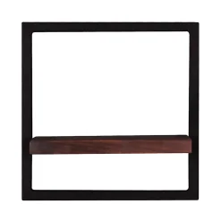 Wohnen Esszimmerregale|Regale*Wandhängeregal aus Recyclingholz Teak - Solapura