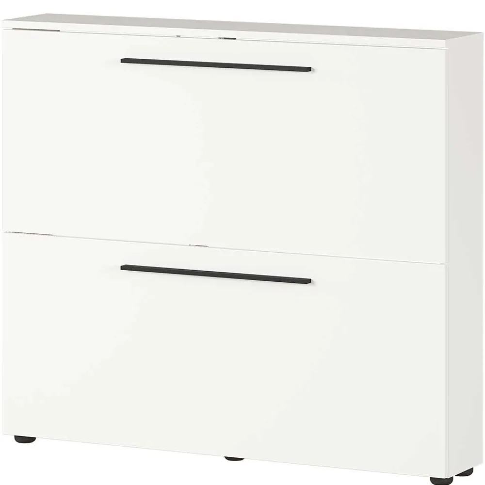 Wohnen Schuhschränke*Wandmontage Schuhschrank in Weiß - Zyana