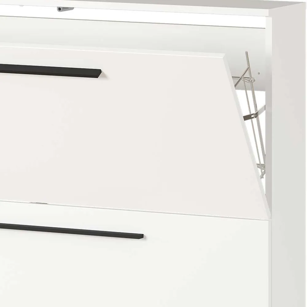 Wohnen Schuhschränke*Wandmontage Schuhschrank in Weiß - Zyana