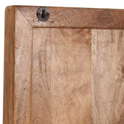 Wohnen Wandpaneel Weinregal aus Massivholz - Indri