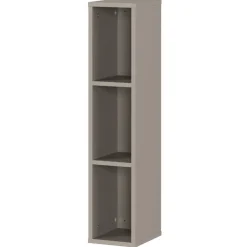 Wohnen Kinderregale*Wandregal in Grau mit drei Fächern - Suzanas