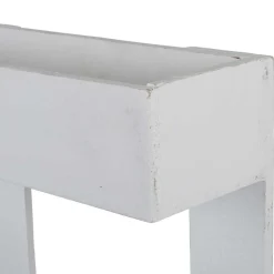 Wohnen Wandregal Paletten Design in Weiß - Rivaso