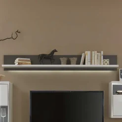 Wohnen Wandregal Tacroma mit LED Beleuchtung