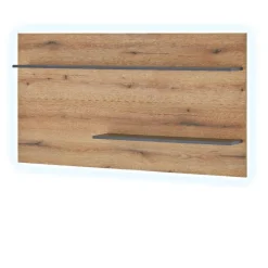 Wohnen Esszimmerregale|Regale*Wandregal-Paneel in Wildeiche Optik und Anthrazit - Colomania